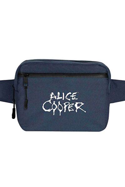 CrowsGate Geantă cu logo Alice Cooper Culoare bleumarin