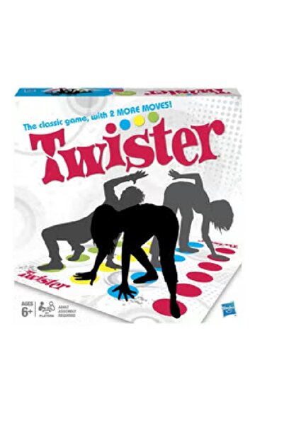 Generic لعبة كلاسيكية تويستر مع حركتين إضافيتين على شكل عجلة دوارة للأطفال