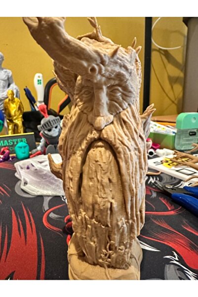 hivhestın Mistik Ağaç Ruh Heykeli - PLA Dekor 16 cm 3D Yazıcı ile Üretilmiş