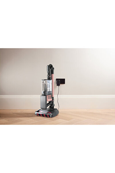 Shark Aspirator vertical IZ400EU, 309W, 0.7 l, 60 min, Clean Sense IQ, LED, Powerfins, Auriu roz