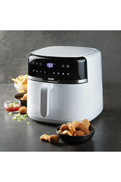 Domo Air Fryer, DOMO, 8 liters, 1800 W, white