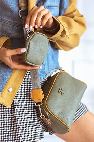 Çanta Trend Women's Removable Mini Wallet Bag