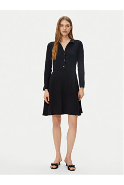 Morgan Γυναικείο Φόρεμα-Πουκάμισο 251-RBREST Μαύρο