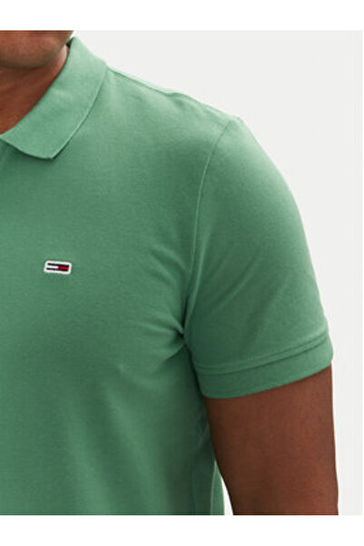 Tommy Jeans Mens Polo DM0DM20676 Green