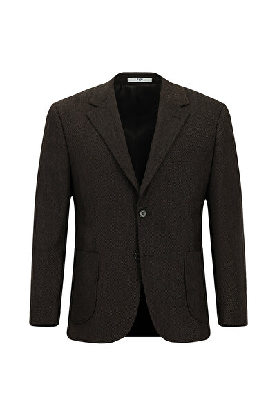 Kiğılı Regular Fit Eyelet Wool Classic Jacket
