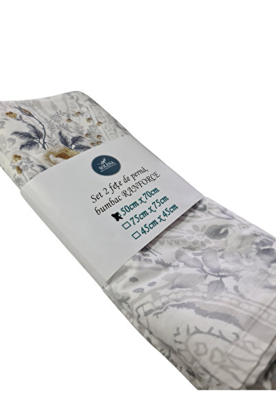 Solena Set of 2 cotton pillowcases Ranforce