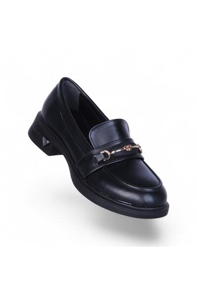 Ayakcenter 308 Обем Nosima Черни дамски мокасини