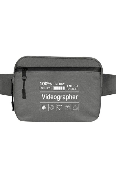 CrowsGate Geantă video pentru cameraman, culoare gri