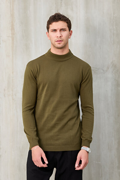 No Way Ανδρικό πουλόβερ εφαρμοστό Half Fisherman Basic