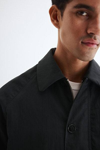 H&M Dolgulu Gabardin Ceket