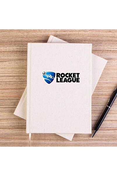 CrowsGate Rocket League Logo Cream Unlined Canvas Notebook