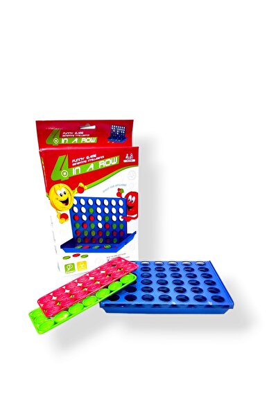 Generic لعبة الطاولة البلاستيكية الأربعة في صف واحد، 4 في صف واحد، لعبة الحفلات للأطفال