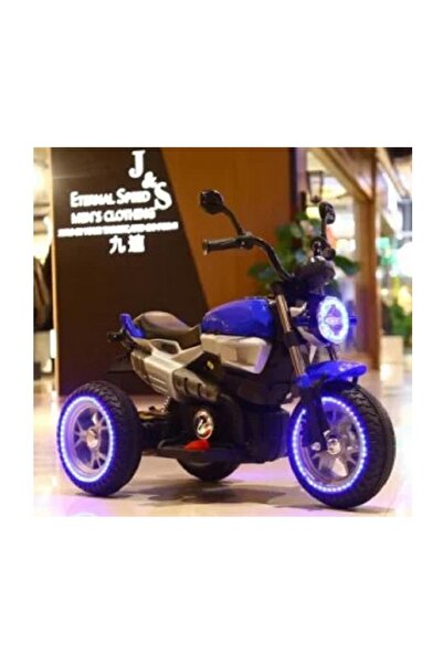 Generic دراجة نارية كهربائية للأطفال شحن دراجة ثلاثية العجلات لعبة دراجة نارية بمقبض