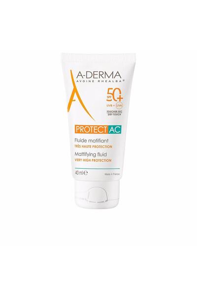 A-DERMA Matifying solar facial fluid SPF 50+ Protect Ac 40 ml