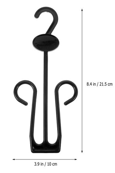 dorbe durable multi-hook organizer dress sneakers shoe holder & hanger