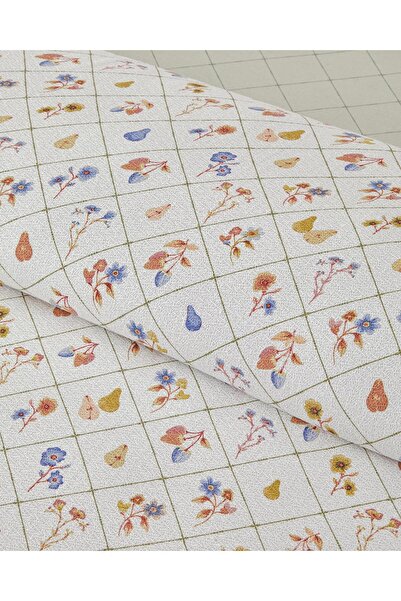 English Home Pear Garden Printed Double King Size Pike Set 200X220 cm Green