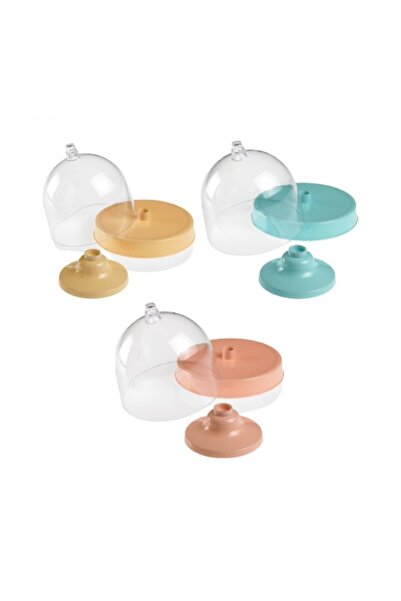 LEONE Set of 9 cups for serving, presenting and storing desserts, Krystal Party, 200 ml