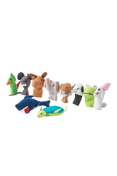 Generic دمية الإصبع، ألوان مختلطة، 10 قطع