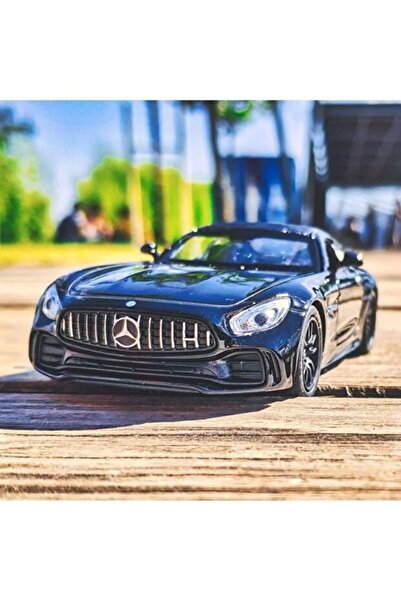 SCOWETTO Amg Gtr Collection Metal Car 12cm Luxury Car Black