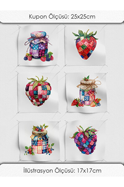 FabricMarket Patchwork Kumaş Seti – Dikiş ve Hobi İçin %100 Pamuk Desenli Kumaş Kuponları