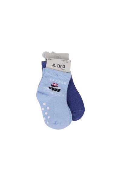 Artı Çorap Artı Kids Filip 2-Pack Abs Baby Boy Socks 44143
