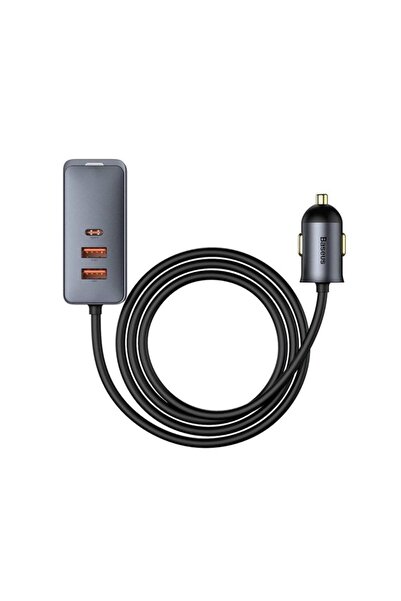 Baseus USB Charger, Type-C, Fast Charging, Multi-port, 120W, J15, Aluminum,