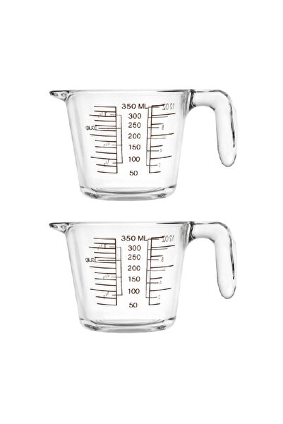 Raki Set of 2 graduated cups 10xh9cm, 350ml