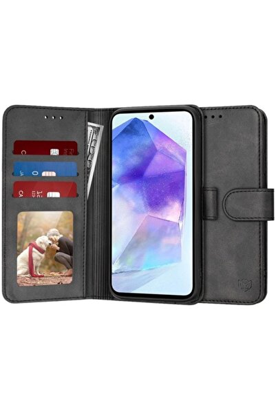 Fils Husă de înaltă protecție pentru Samsung Galaxy A55 5G, jurnal, piele, nu...