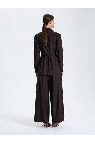 BAQA Kahverengi Klasik Blazer