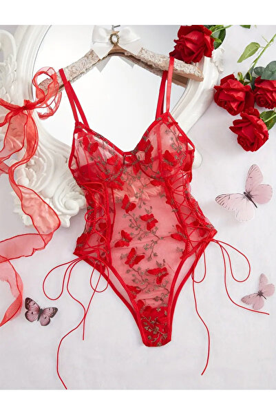G&H UNDERWEAR Red Bodysuit