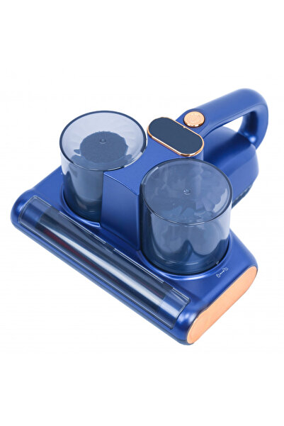 Voltz Aspirator anti-acarieni Oliver OV51003B, fără fir, 120W, 14.8V 2500mAh, LED UVC, ultrasunete, albastru