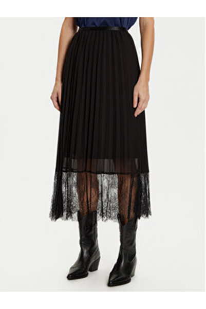 Morgan Γυναικεία Φούστα με Πλισέ 242-JERLAN Μαύρη