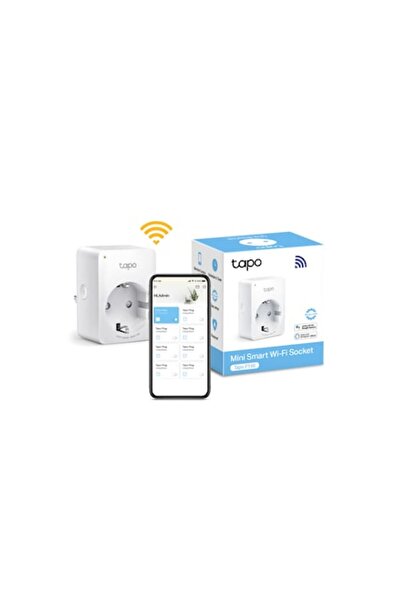 TP-LINK Mini Tapo P100 Smart Plug, Wi-Fi, Voice Control, 2300W, 10A, Compatib...