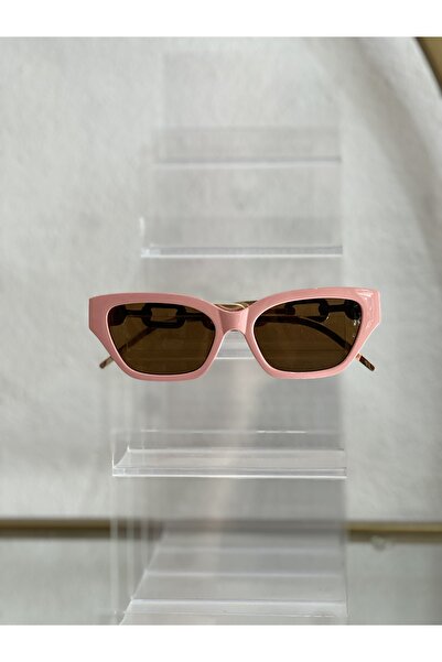 the ASEL İNCİ Gold Detailed Sunglasses