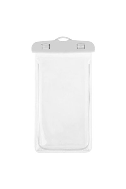 Fils Waterproof High Protection Case for 6-inch Phone - Usams Bag, F24, Hard Plastic, Pearl White