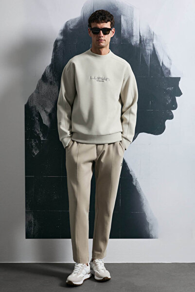 Lufian Rex Beige Men's Sweatpants 112050075