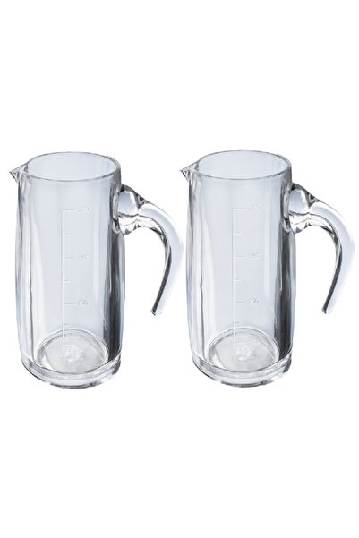 Raki Set of 2 acrylic bar measuring cups 100ml