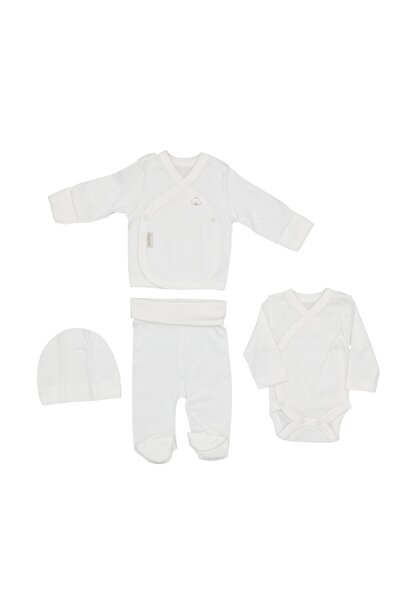 Ciccim Baby Premature 4-Piece Baby Bodysuit Set 4948