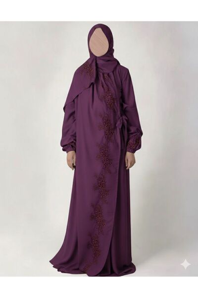 ELEGANT G شرشف صلاة مطرز { مرد } ربطة فاخر مع الطرحه