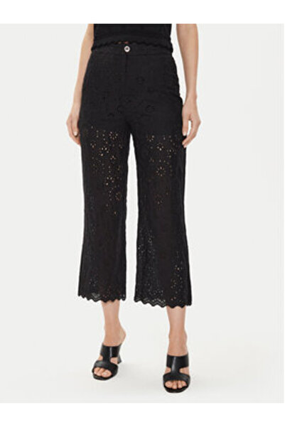 Morgan Γυναικείο Παντελόνι από Υφασμάτινο 241-PBROD Μαύρο