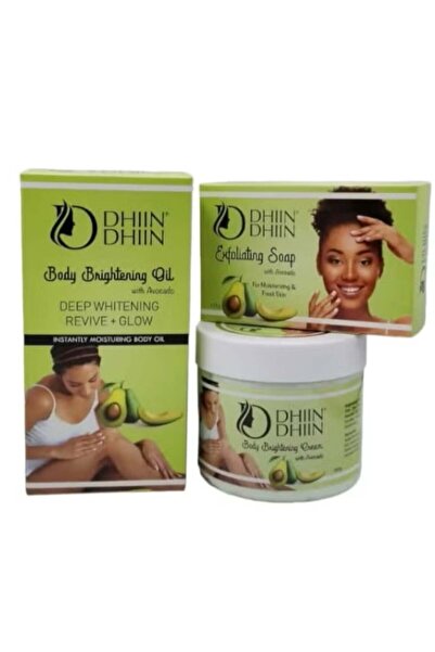 DHIN DHIN مجموعة هدايا تفتيح البشرة بالأفوكادو