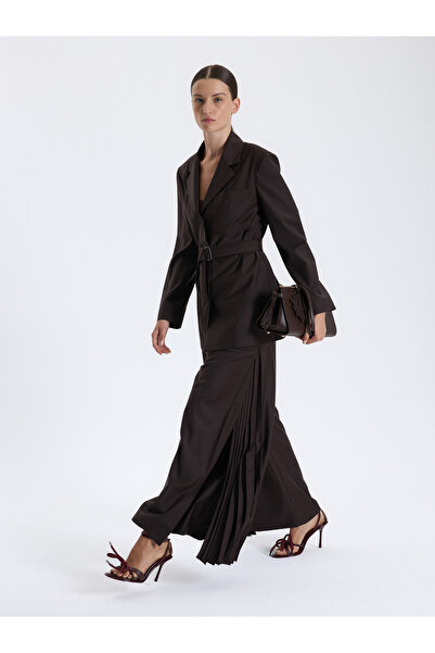 BAQA Kahverengi Klasik Blazer