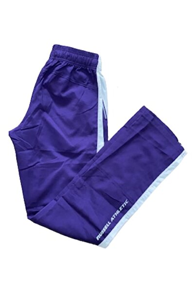 Russell Athletic Pantaloni sport pentru bărbați, subțiri, din poliester, viol...