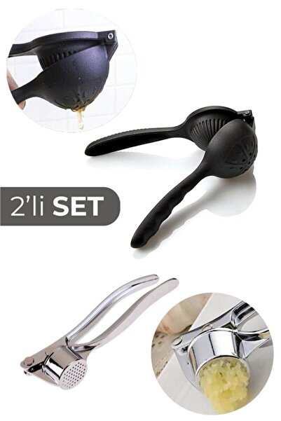 MİMOZA PARK Lemon Squeezer/ Garlic Crusher Set
