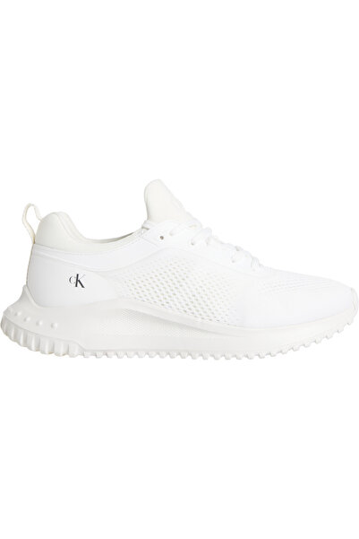 Calvin Klein Eva Runner Sock Mix Mg Kadın Beyaz Sneaker