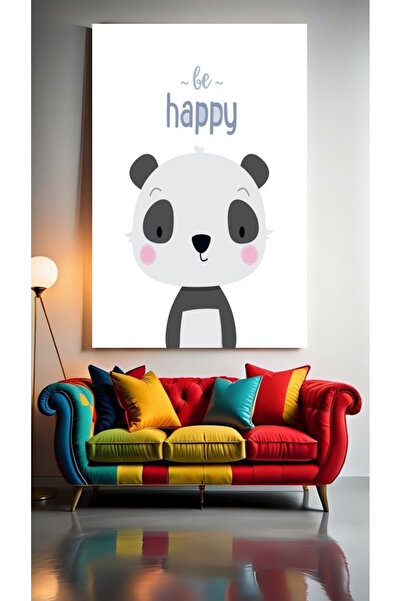 özkacar CAMERĂ PENTRU COPII CRECHÉ BE HAPPY PANDA Acasă Perete Salon Salon de...