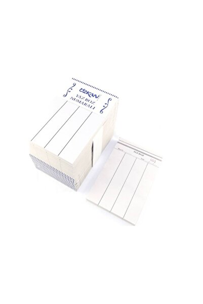 ÖZKAN Yazboz Numaralı 3.Hamur 100 sayfalı 4 Böl. 10'Lu 1 Paket