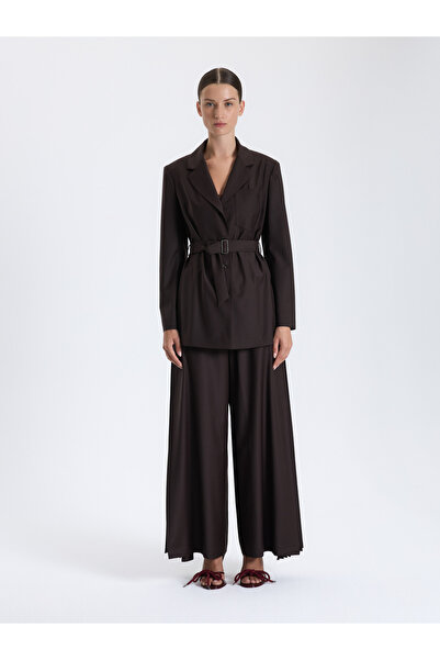 BAQA Kahverengi Klasik Blazer