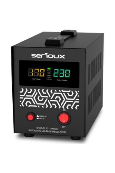 SERIOUX Stabilizator de tensiune cu releu SRXA-RL101-1000VA