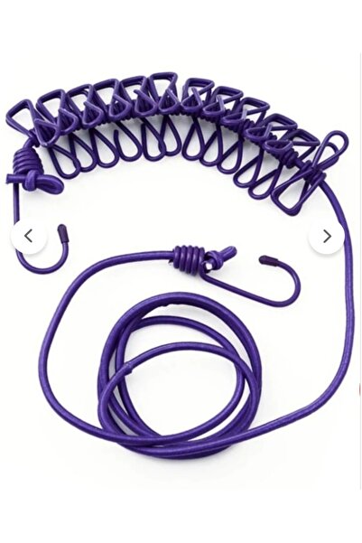 MİMOZA PARK Mandallı Taşınabilir Elastik Balkon Koridor Ev Koridor Yatak Odası Ofis Çamaşır Asma Ipi